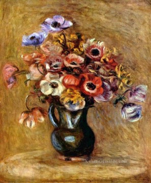  Renoir Malerei - Anemonen Blume Pierre Auguste Renoir